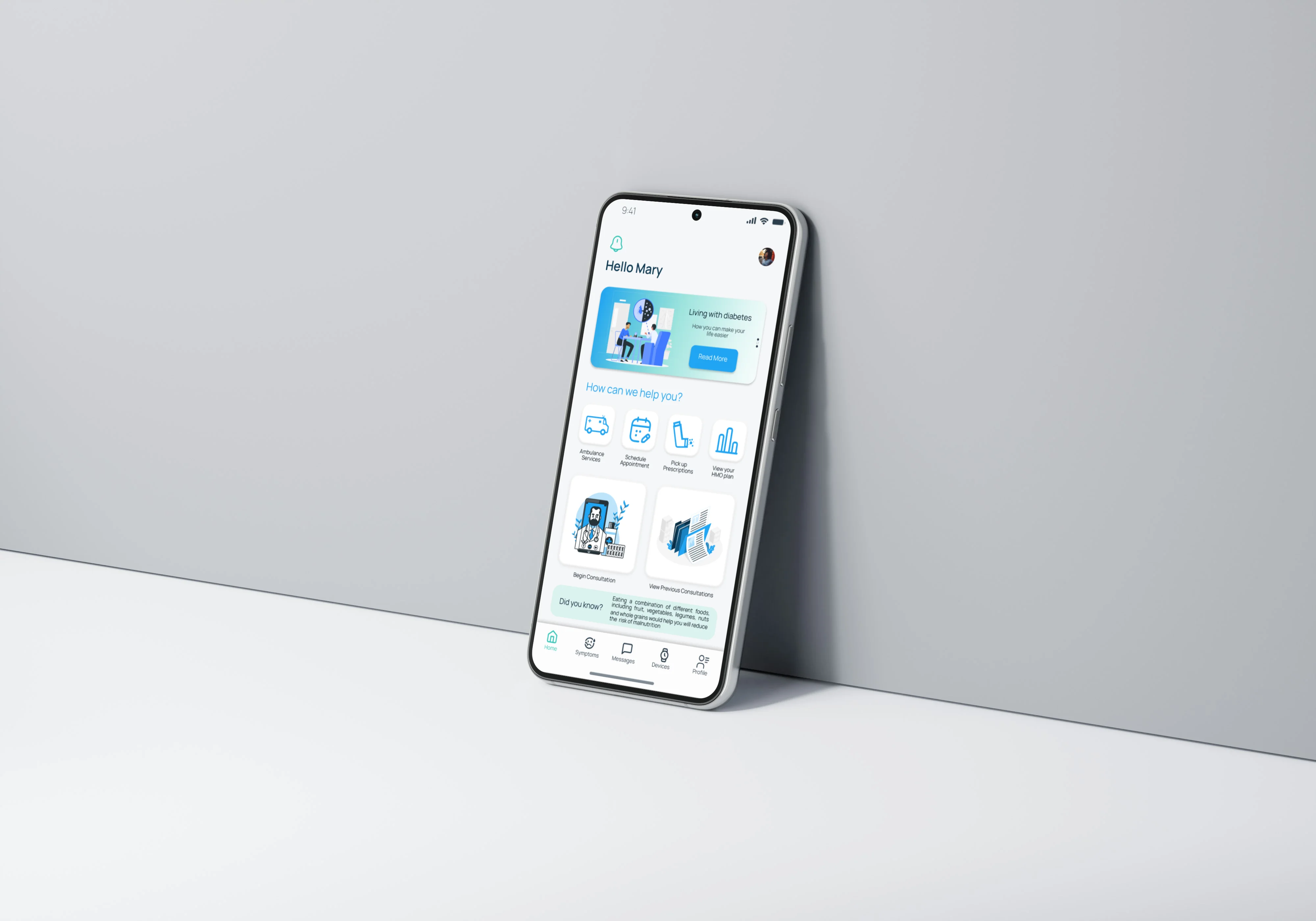 iCare hospital management app cover image